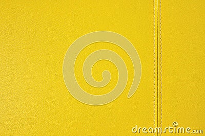 Yellow leather texture Stock Photo