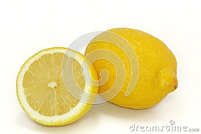 Yellow lemon Stock Photo
