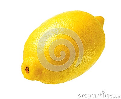 Yellow lemon Stock Photo