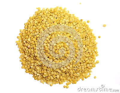 Yellow Lentil Stock Photo