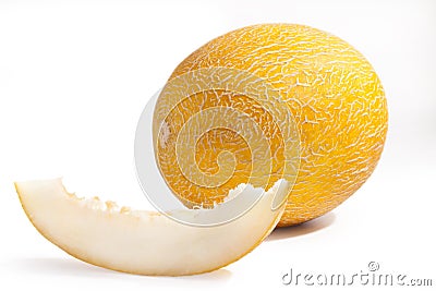 Yellow melon Stock Photo