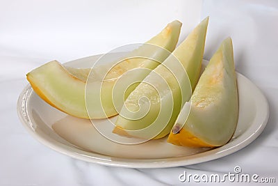 Yellow melon Stock Photo