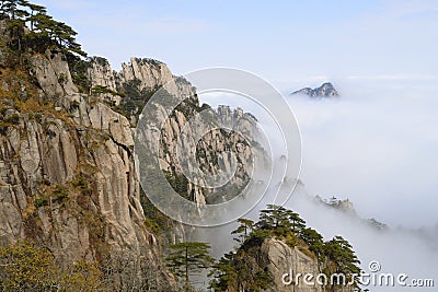 Yellow Mountain - Huangshan, China Stock Photo