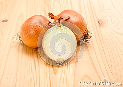 Yellow onions Stock Photo