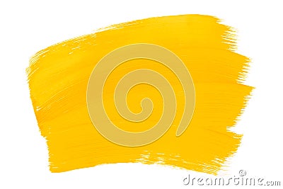 Yellow orange abstract aquarel watercolor background. Colorful yellow acrylic watercolor brush strokes Stock Photo