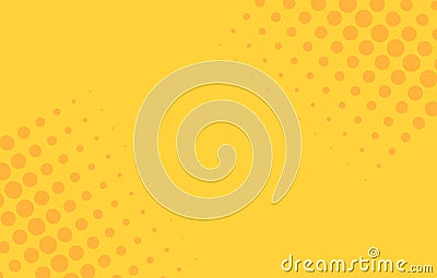 Yellow - orange halftone background . Digital gradient . Abstract backdrop with circles , point , dots . Dotted pattern . Stock Photo