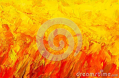 Abstract painting fragment illustration. wallpaper with palette knife marks. Oil on canvas texture. abstract background. Close-up Cartoon Illustration