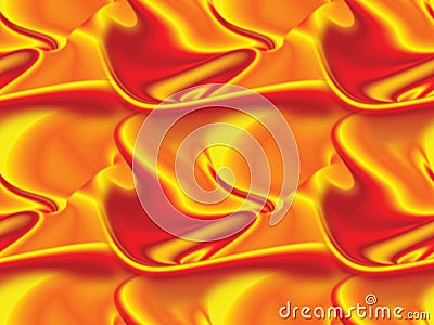 Yellow-orange seamless pattern, reminiscent of soft satin Stock Photo