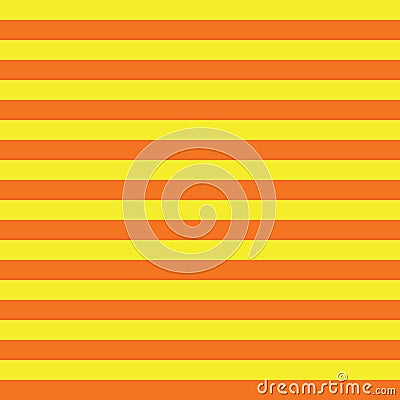 Yellow and orange stripes seamless pattern. Horizontal striped seamless vector pattern. Great for backgrounds, fabric, packaging, Vector Illustration