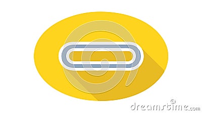 Yellow oval progress bar, indicates loading, status, or completion , vector design Generative AI Vector Illustration