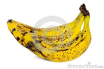 Yellow over ripe bananas Stock Photo