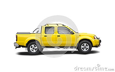 Nissan Navara pick-up truck Stock Photo