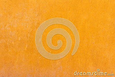 Yellow plastered wall Stock Photo