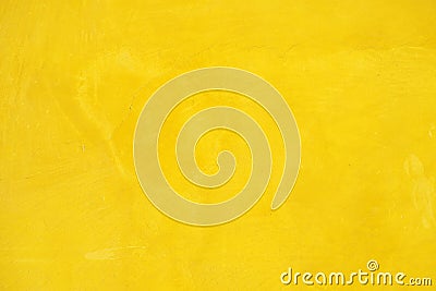 Yellow plastered wall texture. Background. Stock Photo