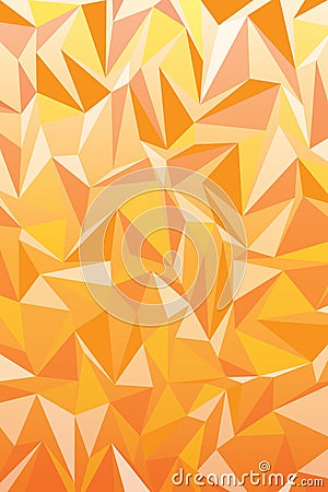 YELLOW POLY BACKGROUND Vector Illustration