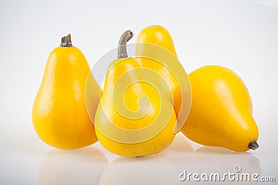 Yellow pumpkins, gourds Stock Photo