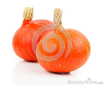 Yellow pumpkins vegetables Stock Photo