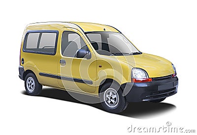Renault Kangoo isolated on white background Stock Photo