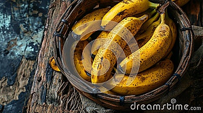 yellow ripe bananas Stock Photo