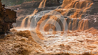 The Yellow River in China Editorial Stock Photo