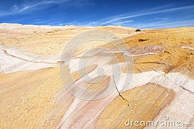 Yellow Rock Stock Photo