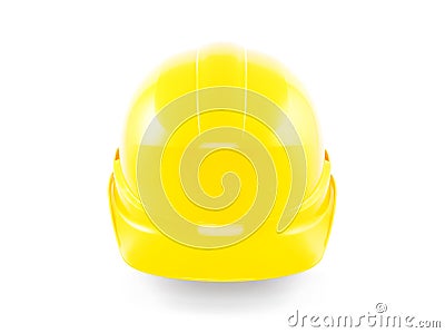 Yellow safety helmet Stock Photo