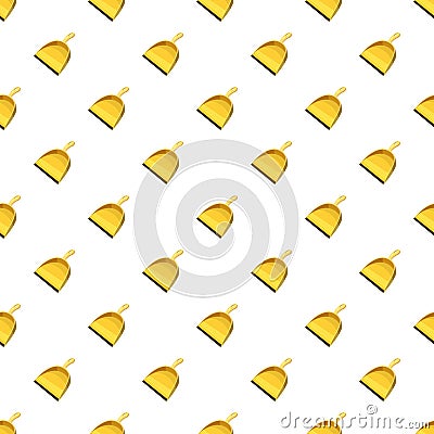 Yellow scoop for cleaning pattern Vector Illustration