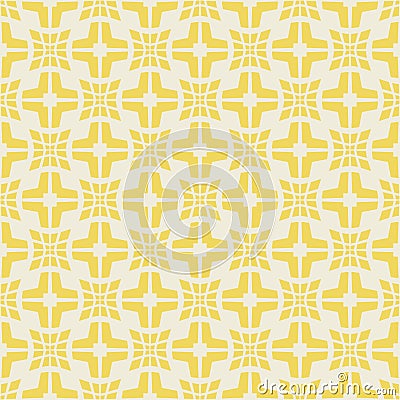 Yellow seamless pattern on light seamless backdrop Vector Illustration