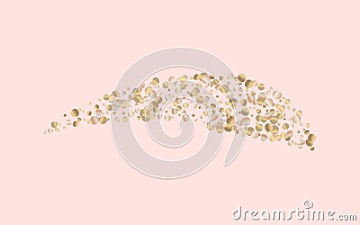 Yellow Shine Abstract Pink Background. Rich Stock Photo