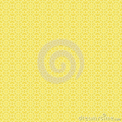 Yellow flowered seamless pattern Stock Photo
