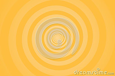 Yellow spiral background. Swirl, circular shape on yellow background Vector Illustration