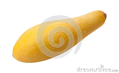 Yellow Squash Isolated with clipping path Stock Photo