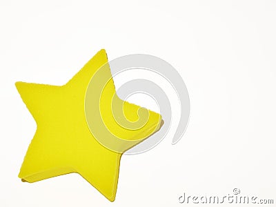 Yellow star Stock Photo