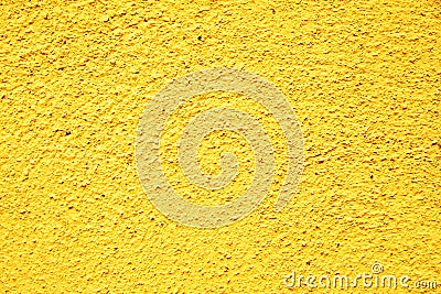 Yellow stucco texture Stock Photo