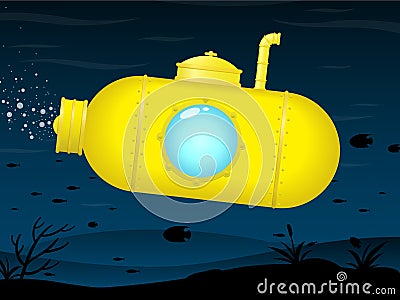 Yellow submarine Vector Illustration