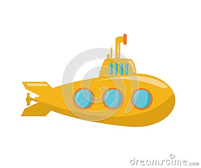 Yellow Submarine vector design Vector Illustration