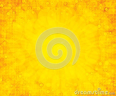 Yellow summer background Vector Illustration