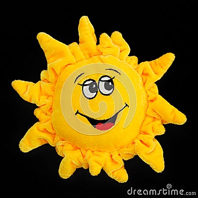 Yellow sun Stock Photo