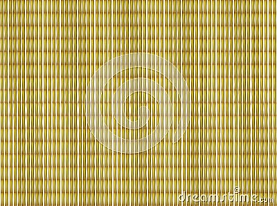 Yellow thin Bamboo texture Vector Illustration