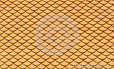 Yellow Tile Pattern, Seamless, Oriental Style Stock Photo