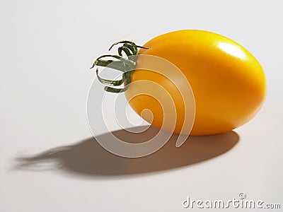 Yellow Tomato Stock Photo