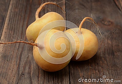 Yellow turnips Stock Photo