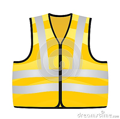 Yellow vest Vector Illustration