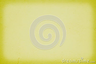 yellow wall background with shadow on the sides Stock Photo