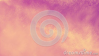 Yellowed purple pink background in old retro color palette with cloudy grunge texture in abstract vintage sky painted design Stock Photo