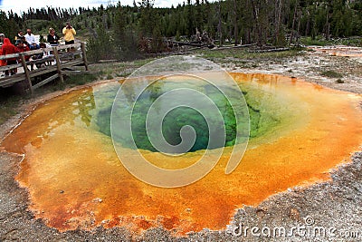 Yellowstone National Park Editorial Stock Photo