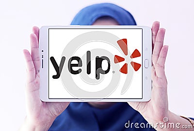 Yelp company logo Editorial Stock Photo