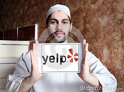 Yelp company logo Editorial Stock Photo