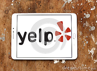 Yelp company logo Editorial Stock Photo