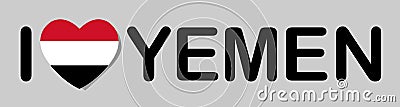 Yemen flag banner vector illustration Vector Illustration